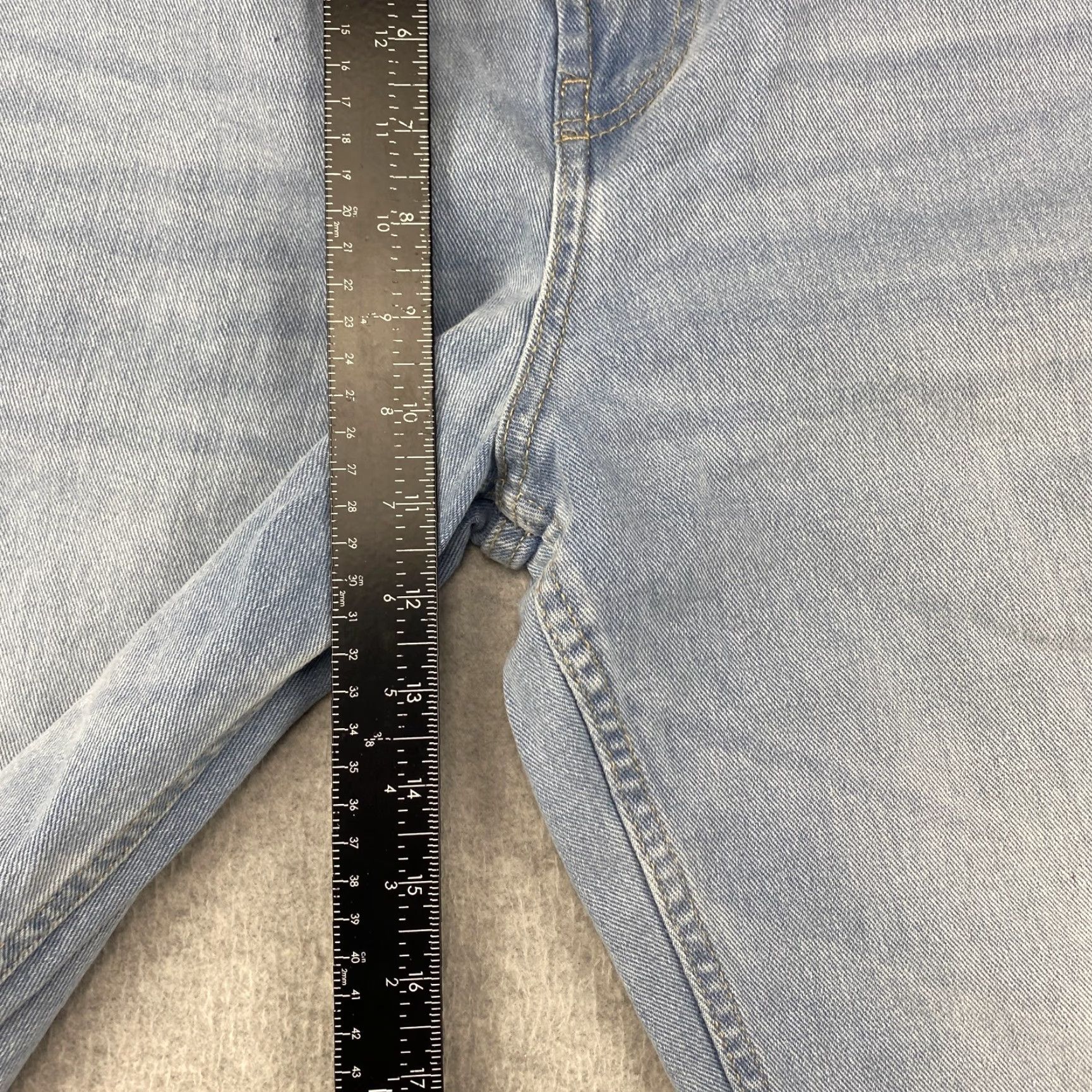 Essentials Amazon Essentials Jeans Mens 34X30 Blue Straight Leg Pockets Loose Fit Stretch Size US 34 / EU 50 - 5 Thumbnail