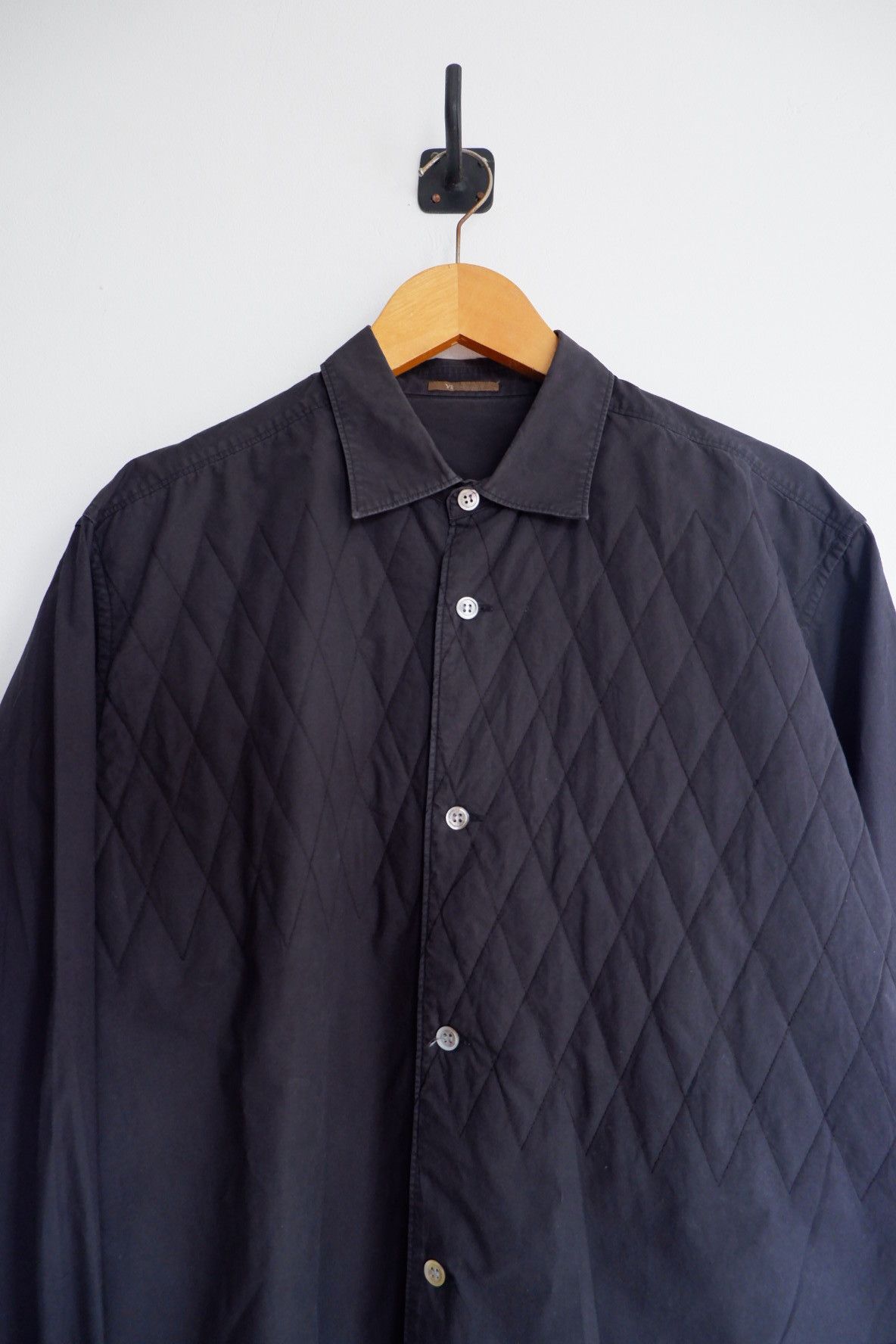 Yohji Yamamoto Vtg Yohji Yamamoto Y's For Men Quilted Padded Shirts Size US XL / EU 56 / 4 - 4 Thumbnail