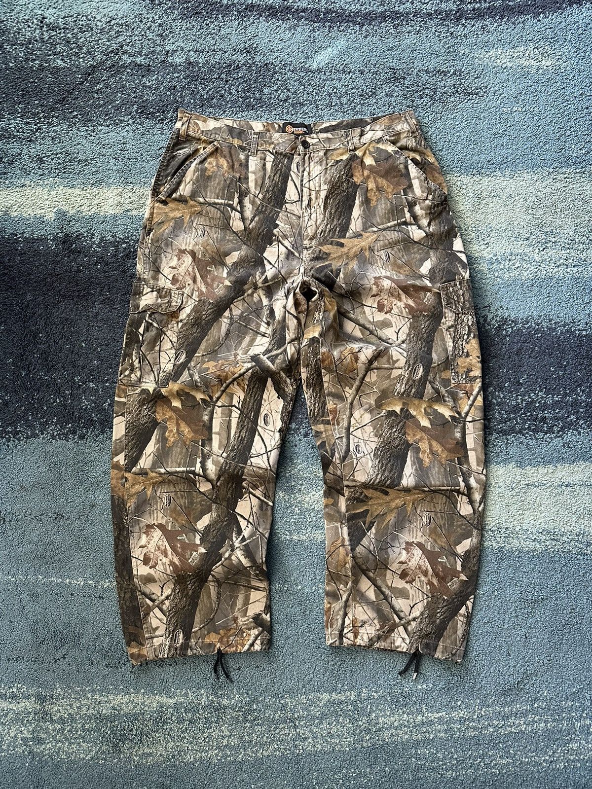 Crazy Vintage Y2K Camo Cargo Pants Realtree Carhartt Style - Bottoms