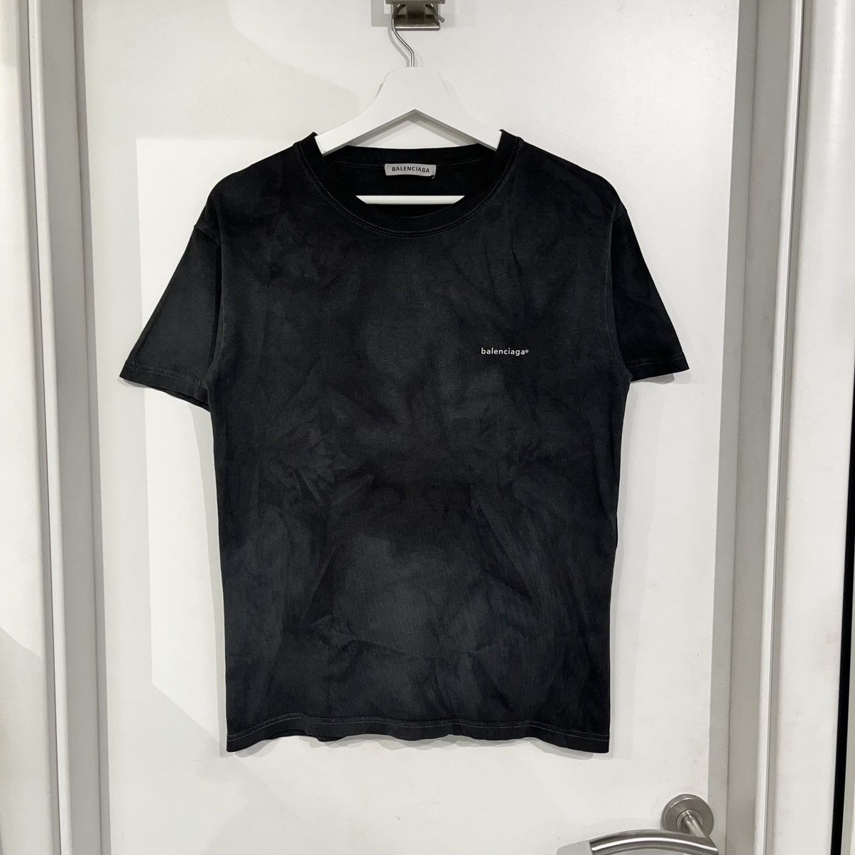 Balenciaga Balenciaga Logo Tee Black Size US M / EU 48-50 / 2 - 1 Thumbnail