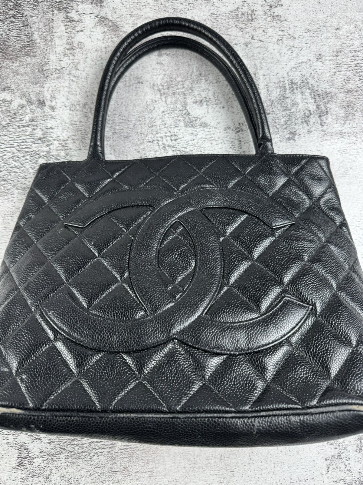 Chanel × Vintage Vintage Chanel Paris Reprint Black Tote Bag Size ONE SIZE - 3 Thumbnail