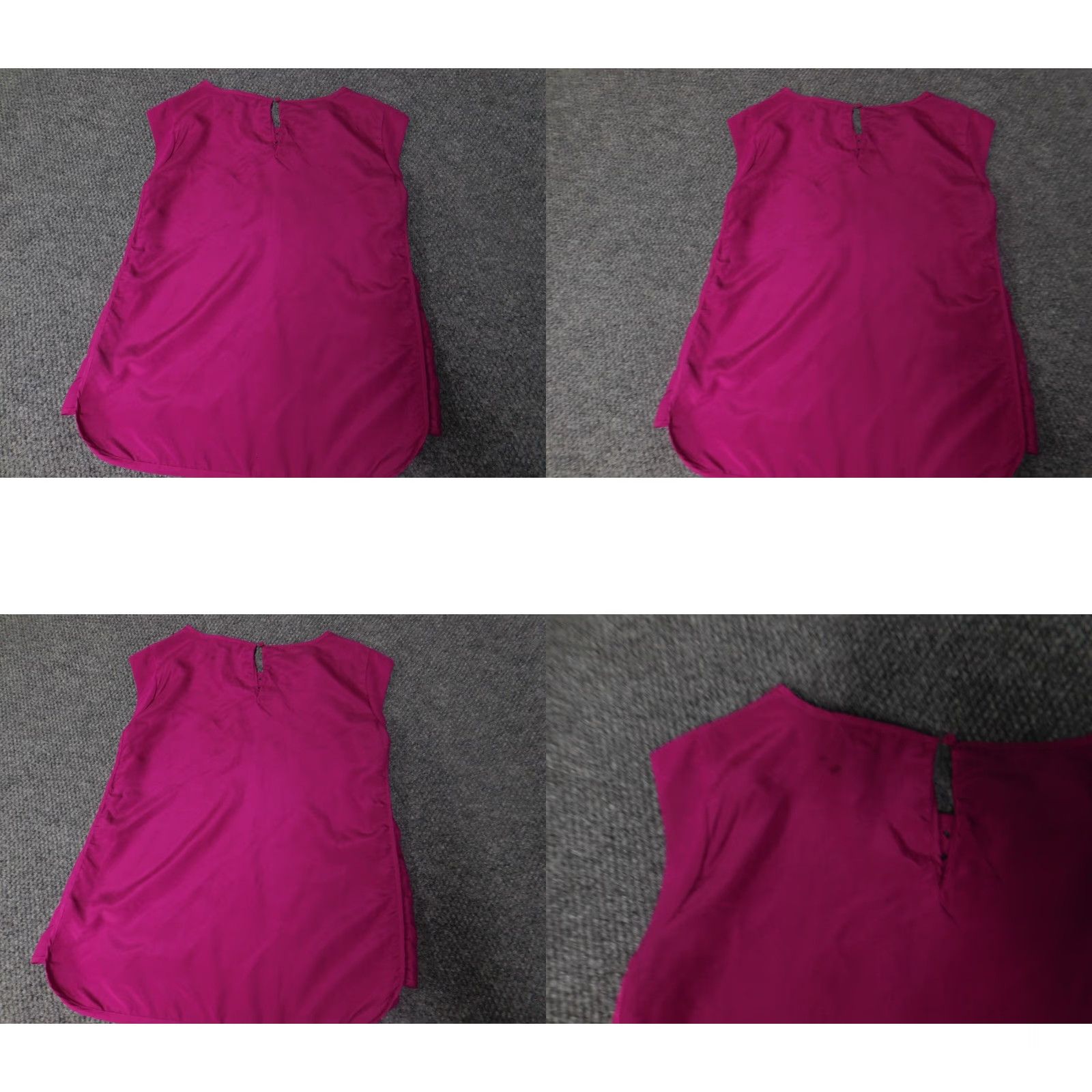 Vintage The Limited Blouse Sleeveless Purple Regular Small Womens Stretch Knit Pocket Casual Modern 90s? Size S / US 4 / IT 40 - 9 Thumbnail