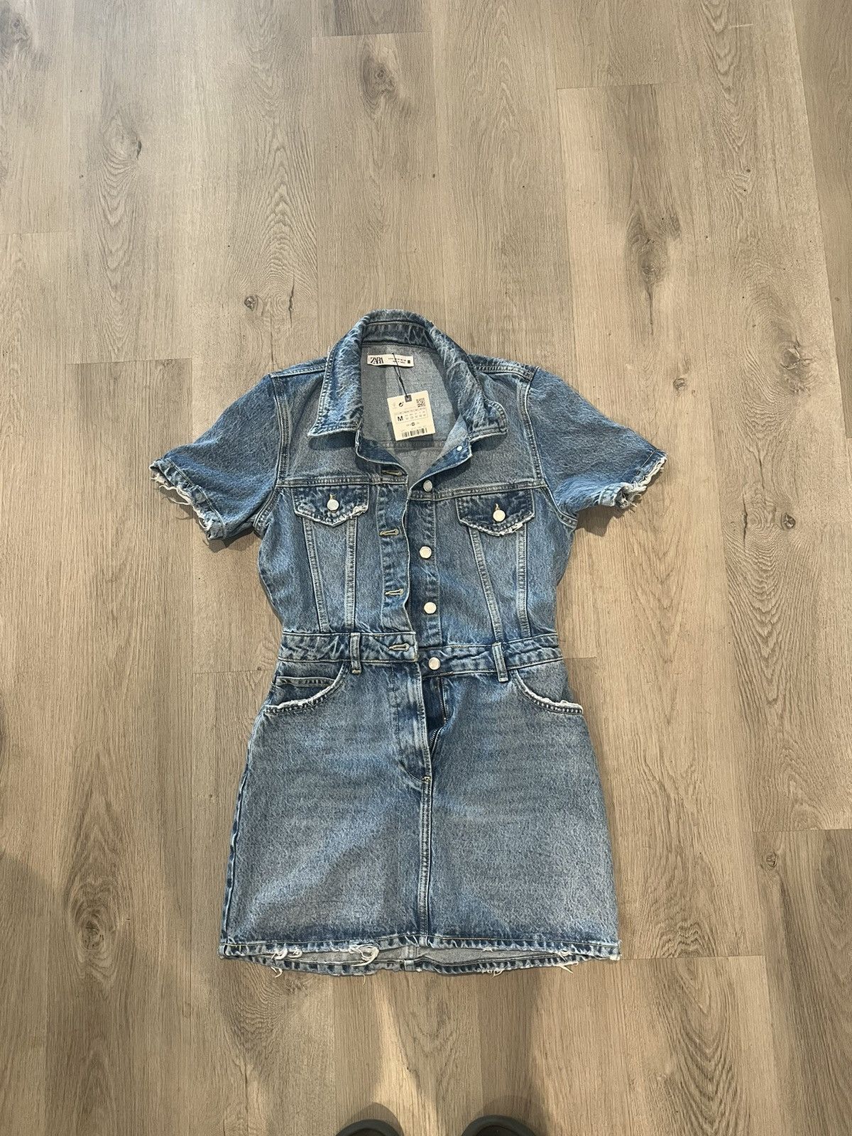 Zara Denim Dress | Grailed