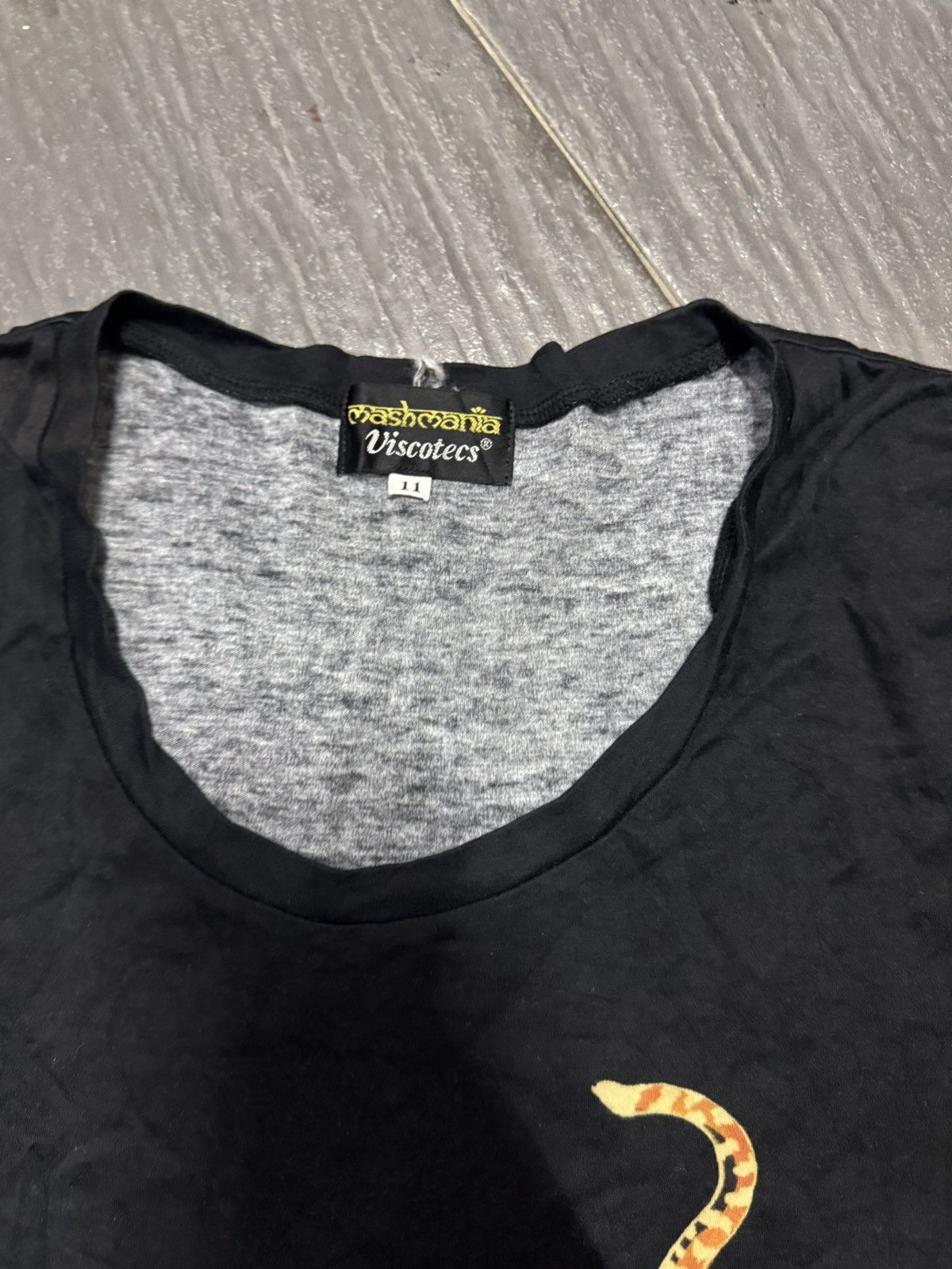 Japanese Brand MASHMANIA PRINTED TSHIRT Size US S / EU 44-46 / 1 - 3 Thumbnail