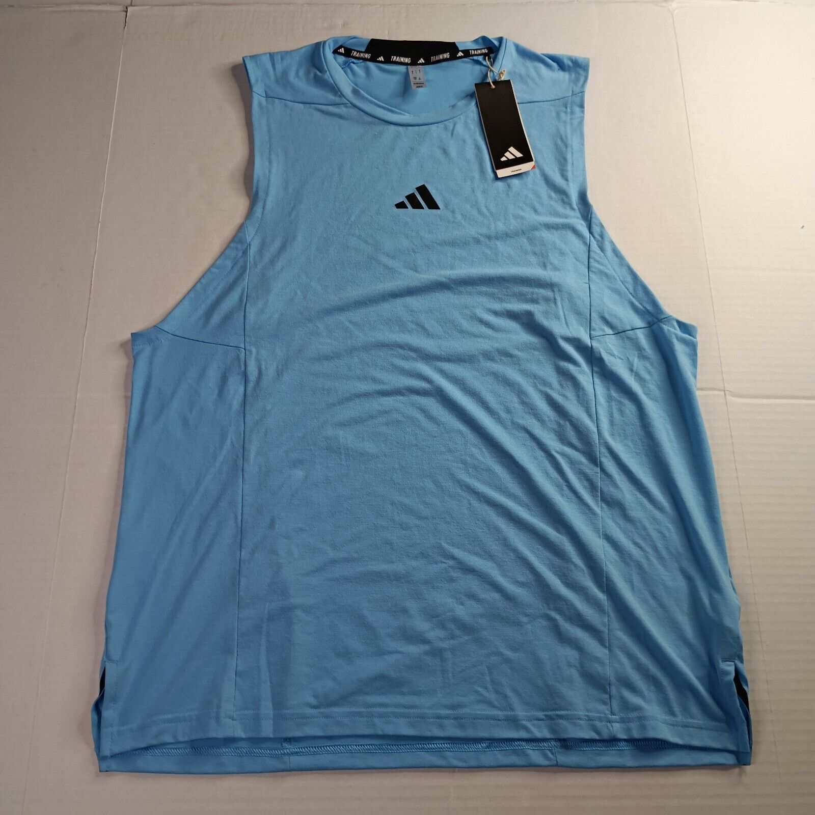 Adidas Adidas IS3824 D4T Tank Tops Men's L Large Sky Blue Training Size US L / EU 52-54 / 3 - 1 Thumbnail