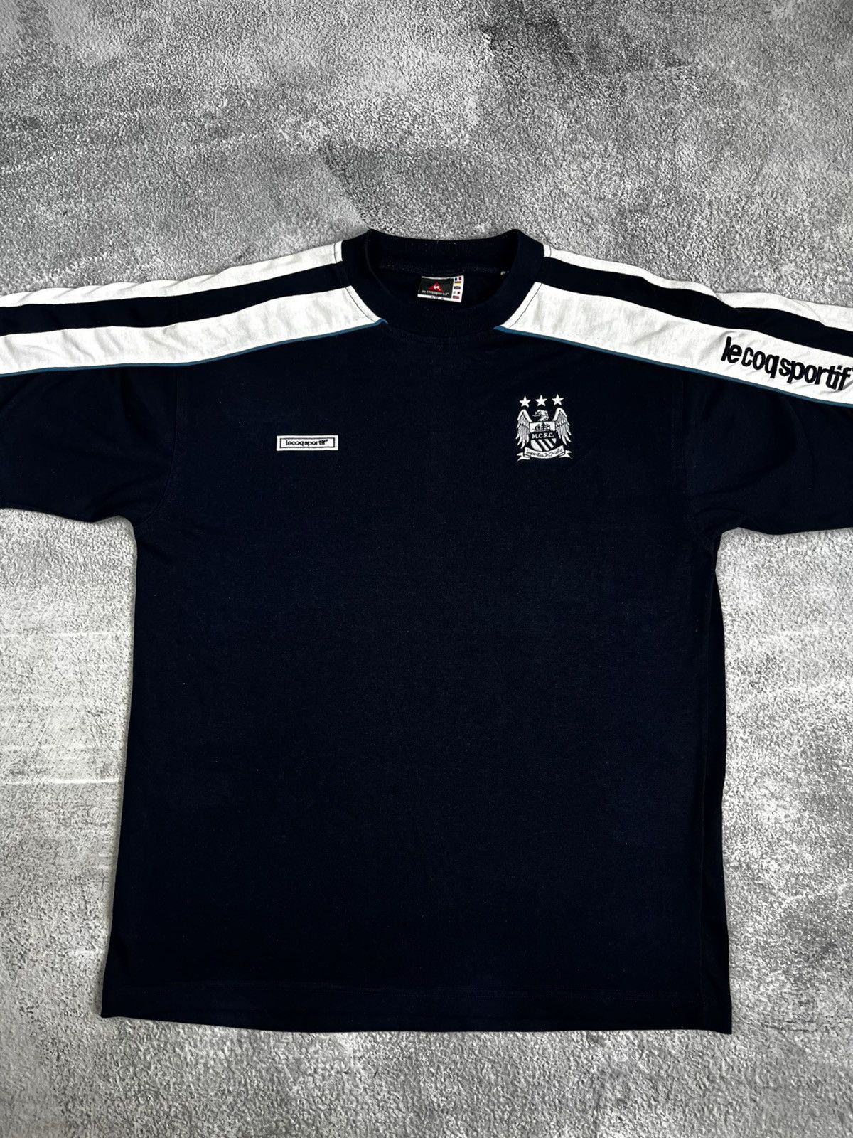 Le Coq Sportif 1999-00 Manchester City LeCoqSportif Cotton Tee Size US S / EU 44-46 / 1 - 5 Thumbnail