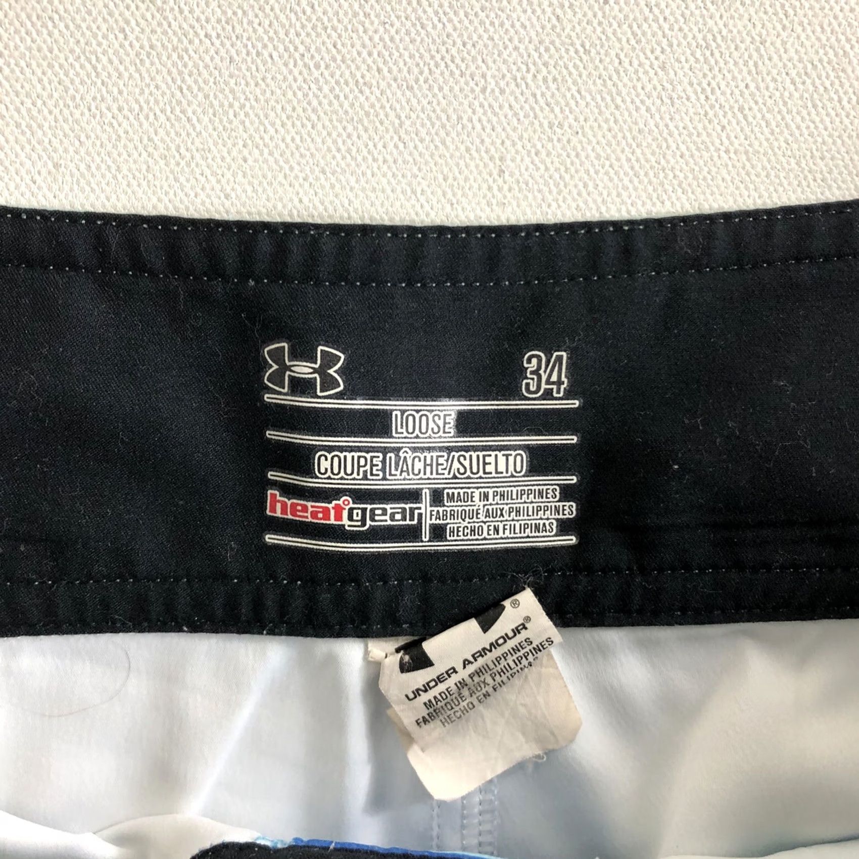 Under Armour Under Armour Men Board Shorts 34 Striped Blue Trunks Active Swimming Beach Pool Ocean Quick Dry Breathable Pockets Lightweight Hook & Loop Fly Size US 34 / EU 50 - 7 Thumbnail