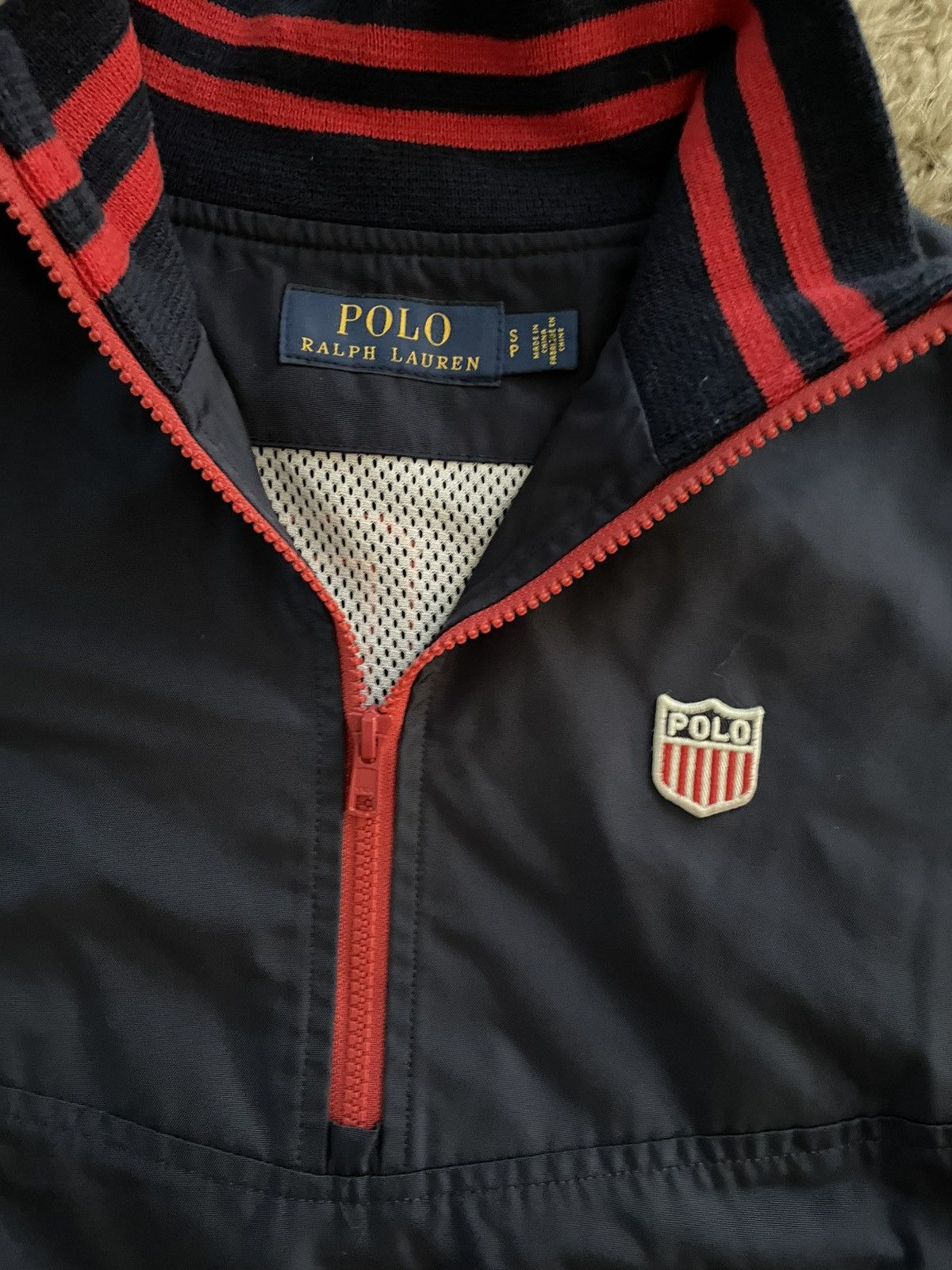 Polo Ralph Lauren Navy Polo Ralph Lauren Rowing 1/4 Zip Size US S / EU 44-46 / 1 - 4 Thumbnail