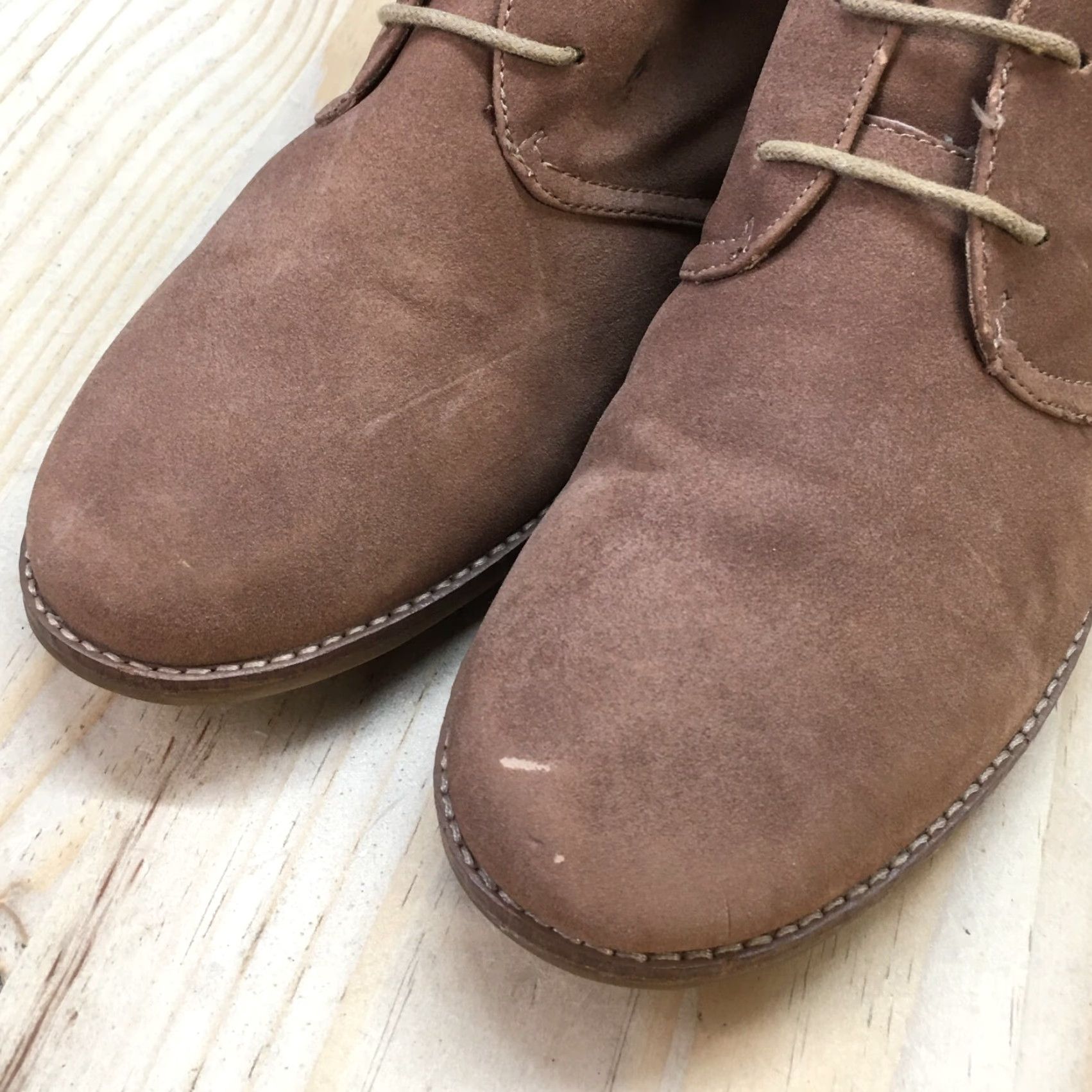 Vintage White Mountain Boots Womens 11 M Anderson Chukka Brown Faux Leather Ankle Top Shoes Brown Boots Womens 11 M Chukka Casual Classic Shoes Size L / US 10 / IT 46 - 4 Thumbnail