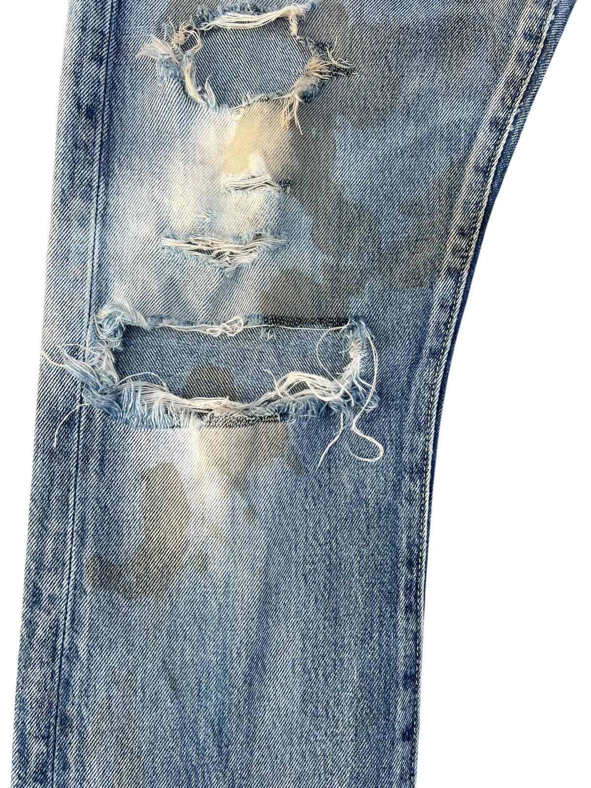 Swagger Vintage Swagger Japan Fade Stains Distress Denim Jeans Size US 30 / EU 46 - 7 Thumbnail