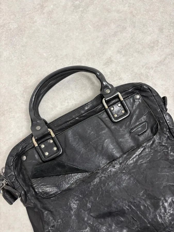 Diesel Diesel Black Leather Avant-Garde Shoulder Bag Size ONE SIZE - 8 Thumbnail