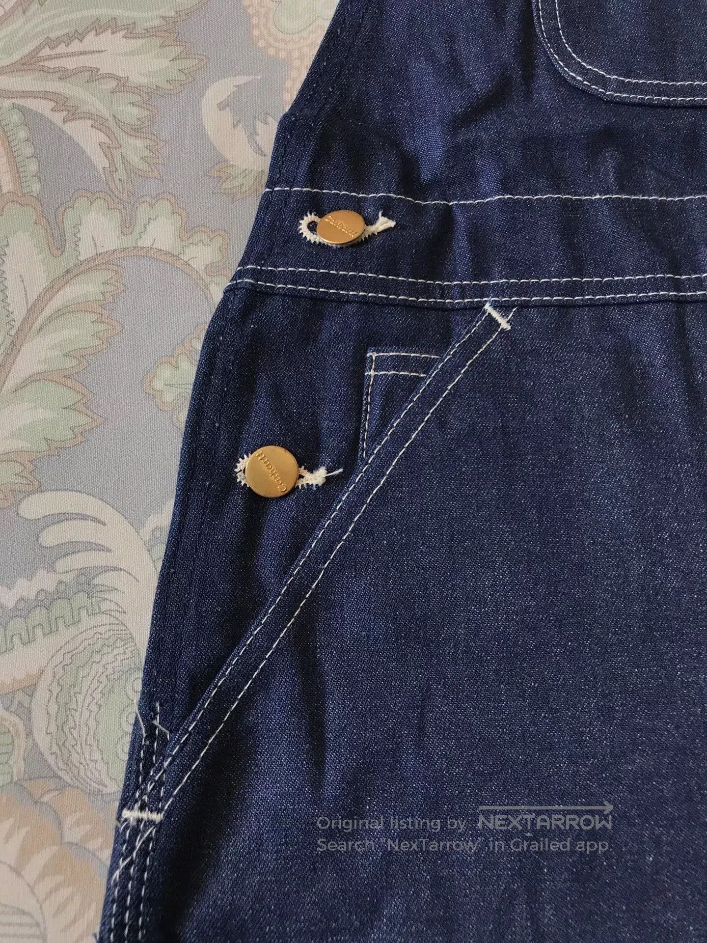 Carhartt Carhartt R08 Denim Overalls USA Made. Size US 38 / EU 54 - 6 Thumbnail