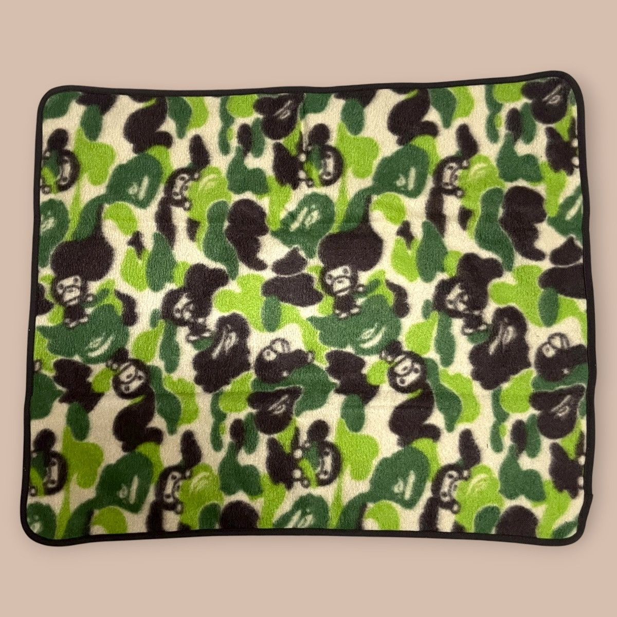 Bape A BATHING APE BABY MILO CAMO FLEECE TOWEL GREEN Size ONE SIZE - 2 Thumbnail