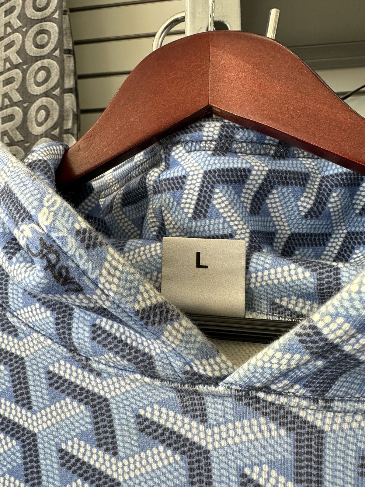 Bravest Studios BRAVEST STUDIOS GOYARD MONOGRAM PRINT HOODIE Size US L / EU 52-54 / 3 - 8 Thumbnail