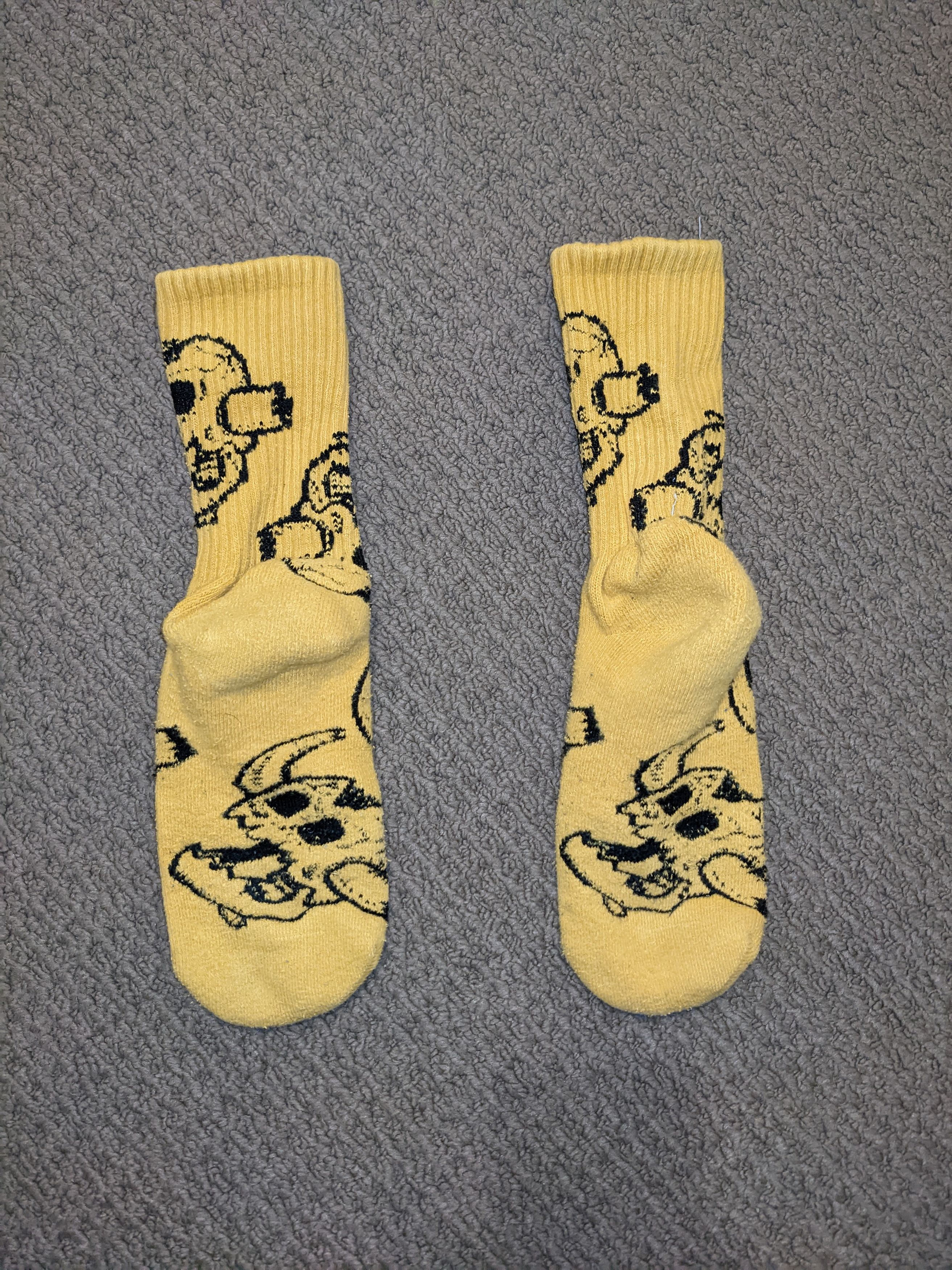 Toy Machine Yellow Toy Machine Socks Size ONE SIZE - 2 Thumbnail