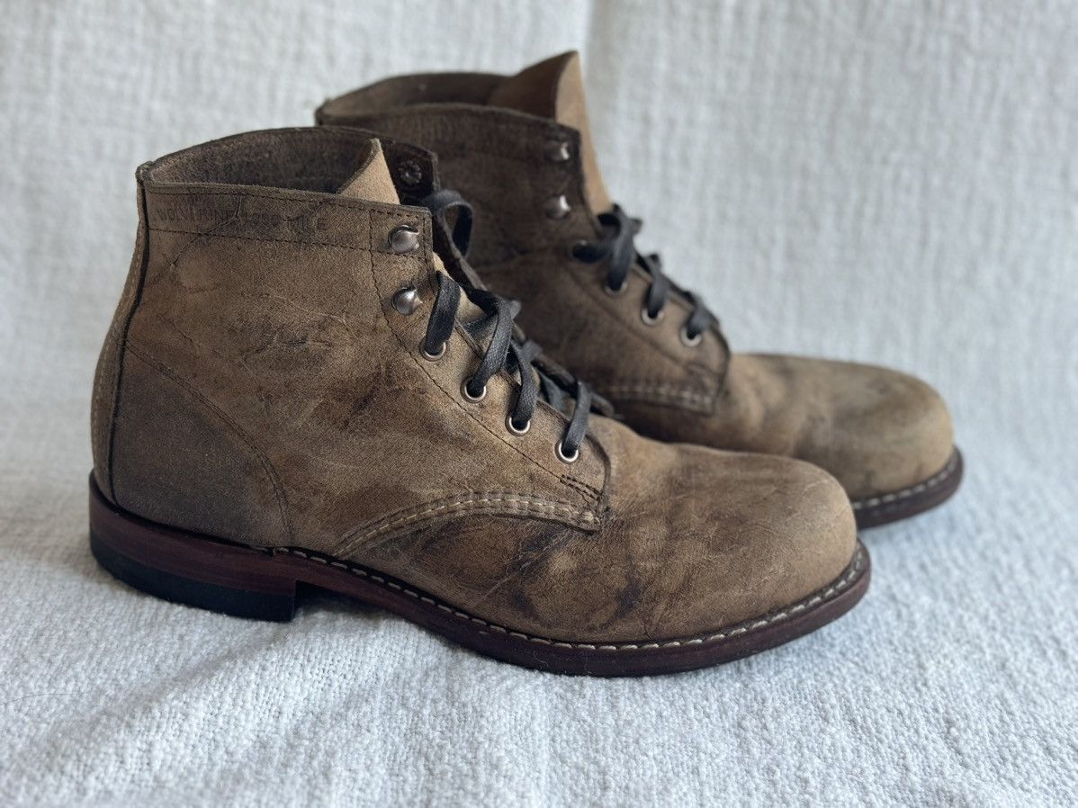 Wolverine Wolverine 1000 Mile Boot - Rough Out - Plain Toe Size US 7 / EU 40 - 3 Thumbnail