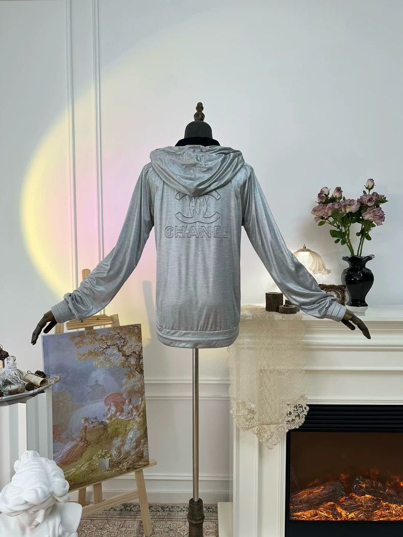 Chanel Chanel Thin silver coat Size XS / US 0-2 / IT 36-38 - 5 Thumbnail