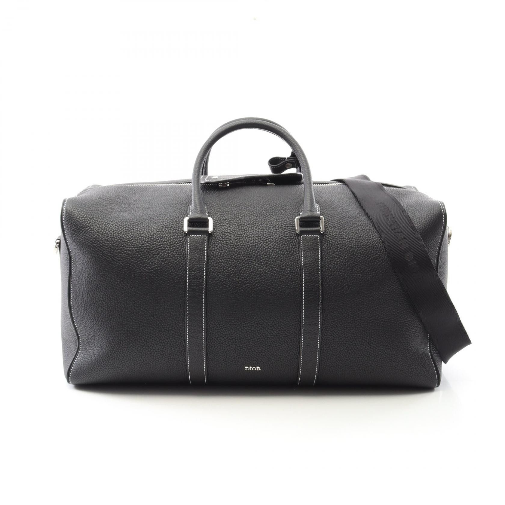 Dior Dior Dior Lango50 Leather Boston Bag Leather Travel Bag Size ONE SIZE - 1 Thumbnail