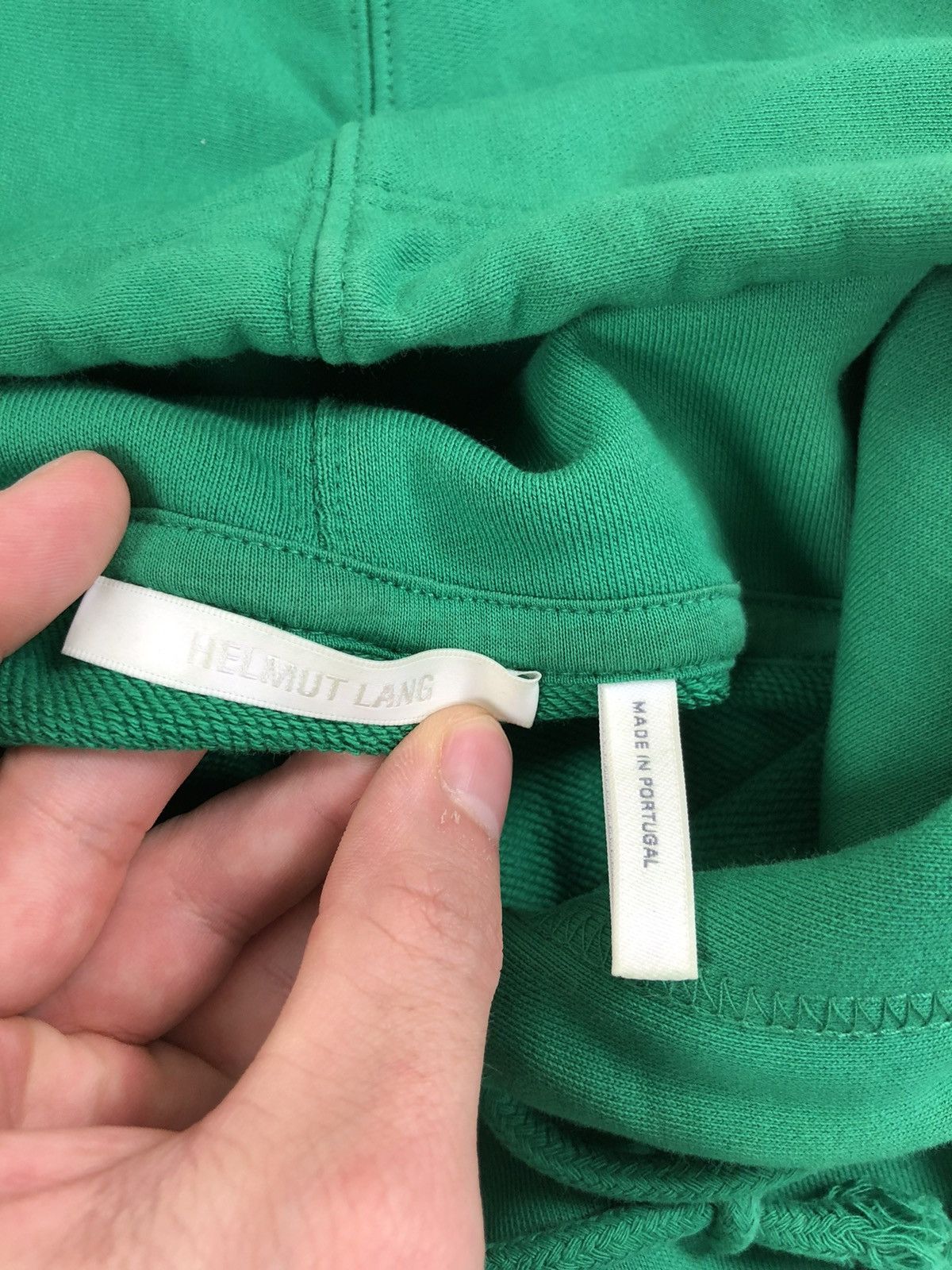 Helmut Lang Helmut Lang big logo hoodie ship one week from Spain Size US L / EU 52-54 / 3 - 5 Thumbnail