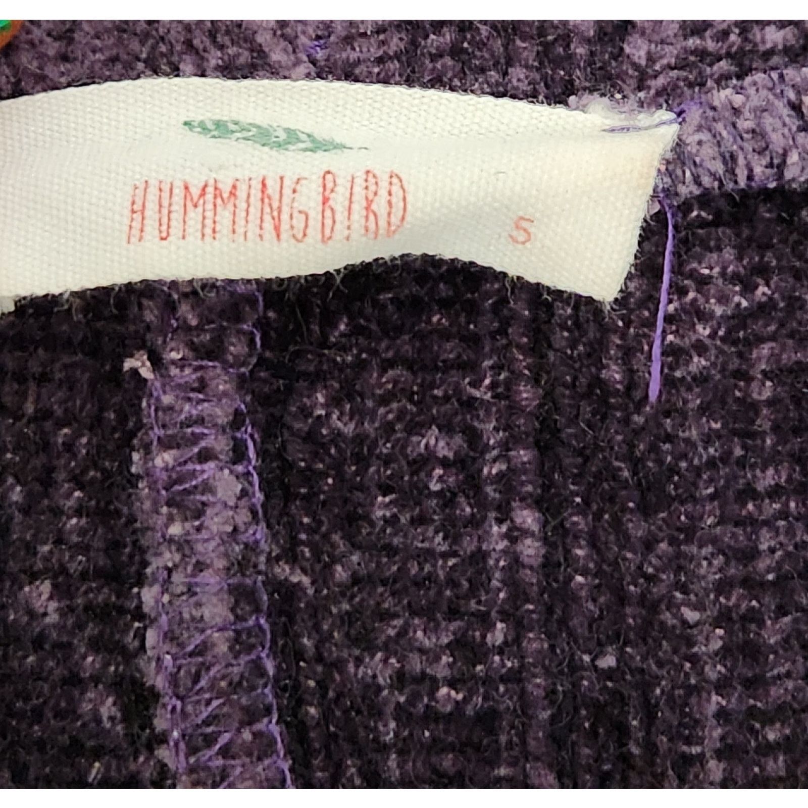 Other Hummingbird Purple Boat Neck Drop Shoulder Sweater Small Size S / US 4 / IT 40 - 4 Thumbnail