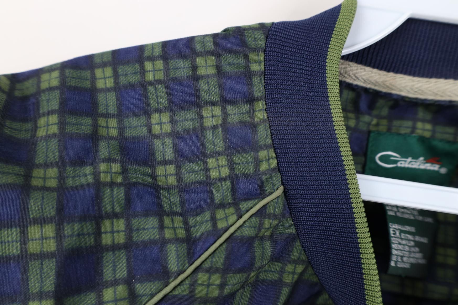 Vintage Vintage 90s Streetwear Pullover Windbreaker Jacket Plaid Size US XL / EU 56 / 4 - 5 Thumbnail