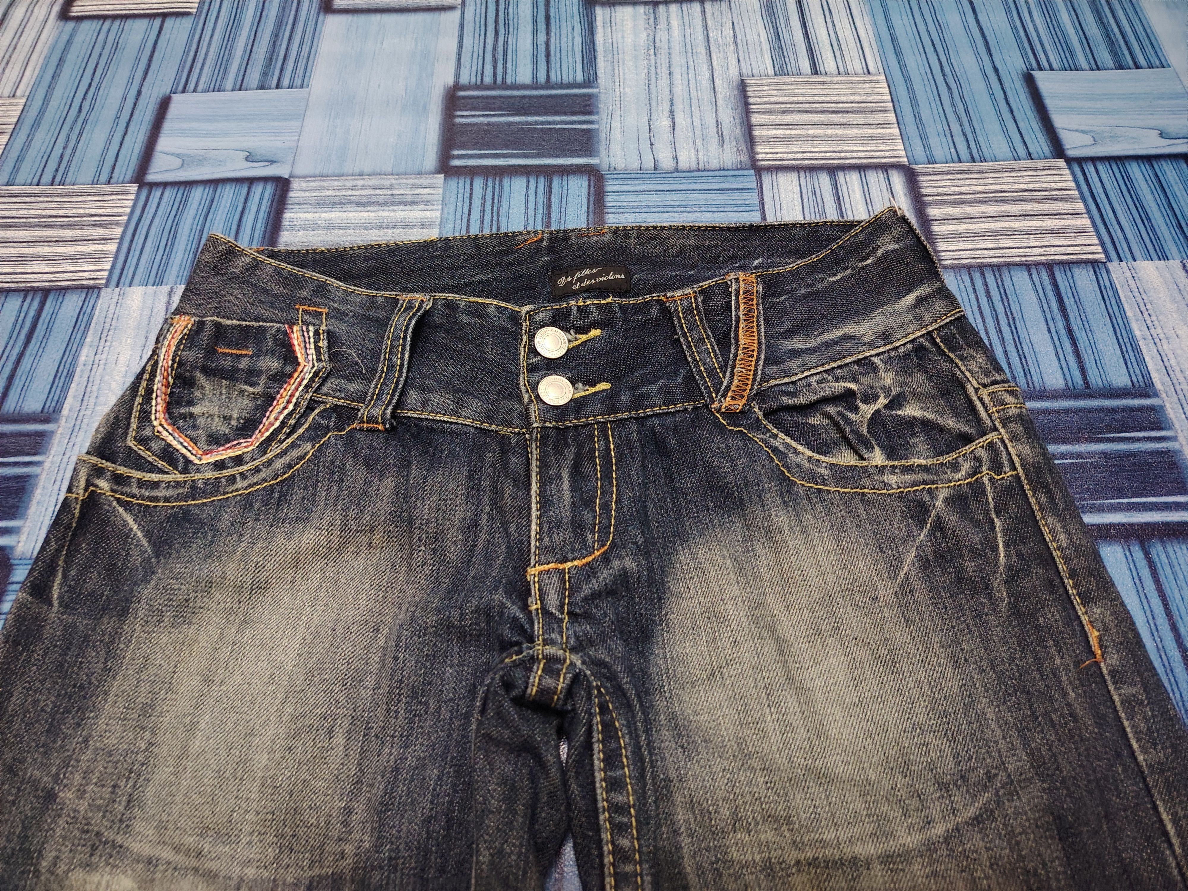 Hysteric Glamour Bell Bottom 💥Insane💥 90s Japanese Flared Jeans Bootcut Size 28" / US 6 / IT 42 - 3 Thumbnail