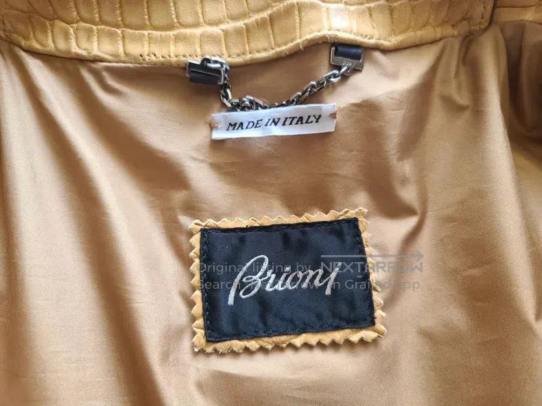 Brioni Brioni Golden bay crocodile whole skin vest Size US XL / EU 56 / 4 - 4 Thumbnail