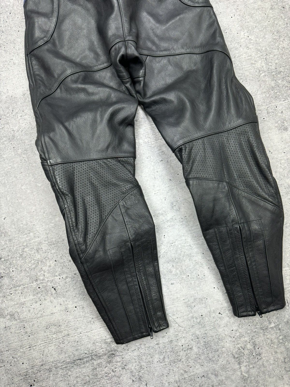 Genuine Leather Vintage IXS Racing Moto Genuine Leather Professional Pants Size 26" / US 2 / IT 38 - 19 Thumbnail