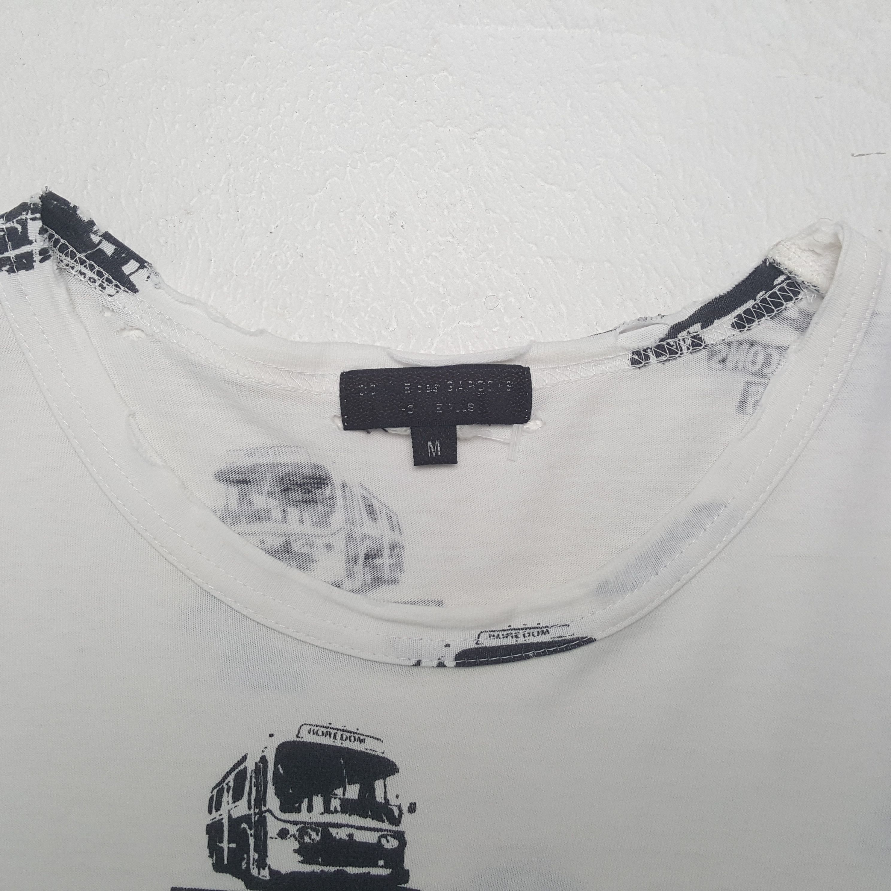 Comme des Garcons Homme Plus Comme Des Garcons Japanese Brand Distressed Tshirt C294N48 Size US L / EU 52-54 / 3 - 4 Thumbnail
