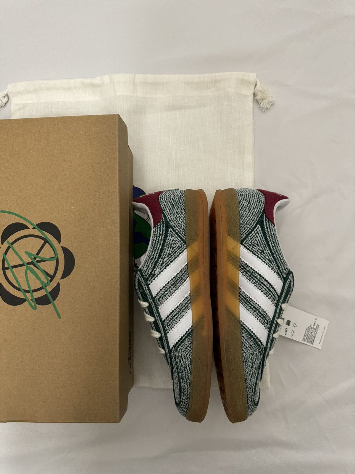 Adidas adidas Gazelle Indoor Sean Wotherspoon Hemp Green Size US 7 / EU 40 - 3 Thumbnail