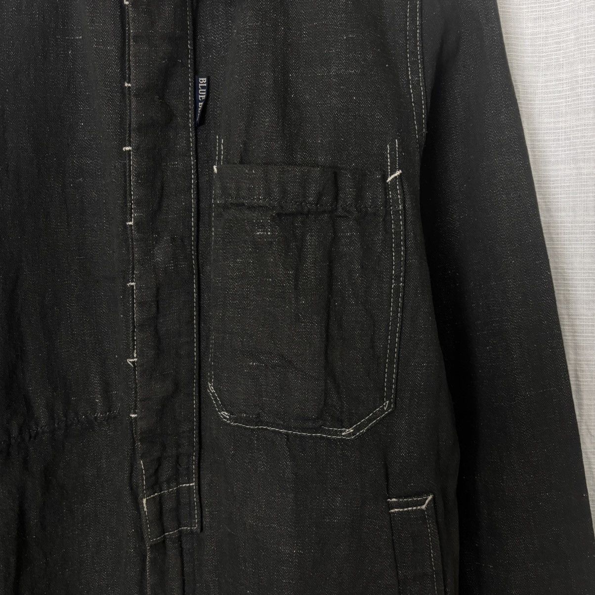Blue Blue Japan BLUE BLUE JAPAN HEMP DENIM CHORE JACKET Size US S / EU 44-46 / 1 - 2 Thumbnail