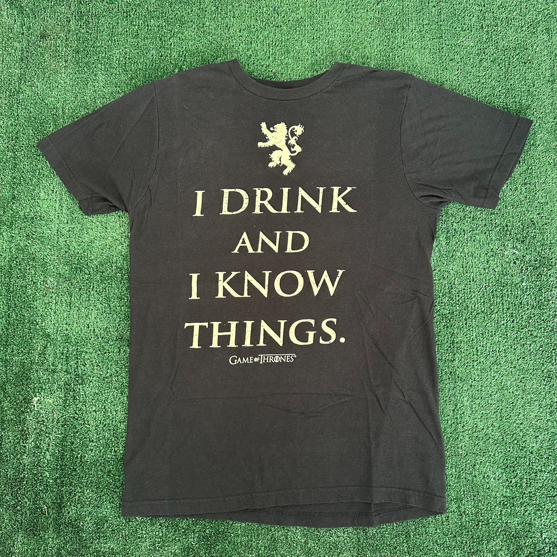 Vintage HBO Game of Thrones T-Shirt Tyrion Lannister Quote TV Tee Size US M / EU 48-50 / 2 - 1 Thumbnail