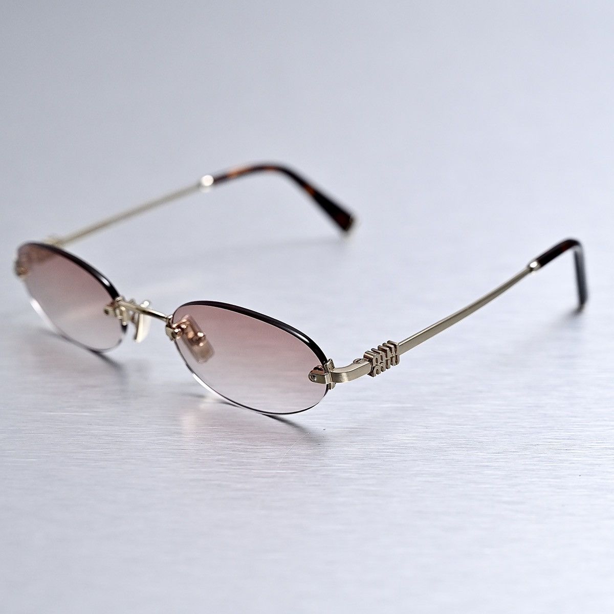 Miu Miu MIU MIU 0MU A54S ZVN70O SUNGLASSES Size ONE SIZE - 2 Thumbnail