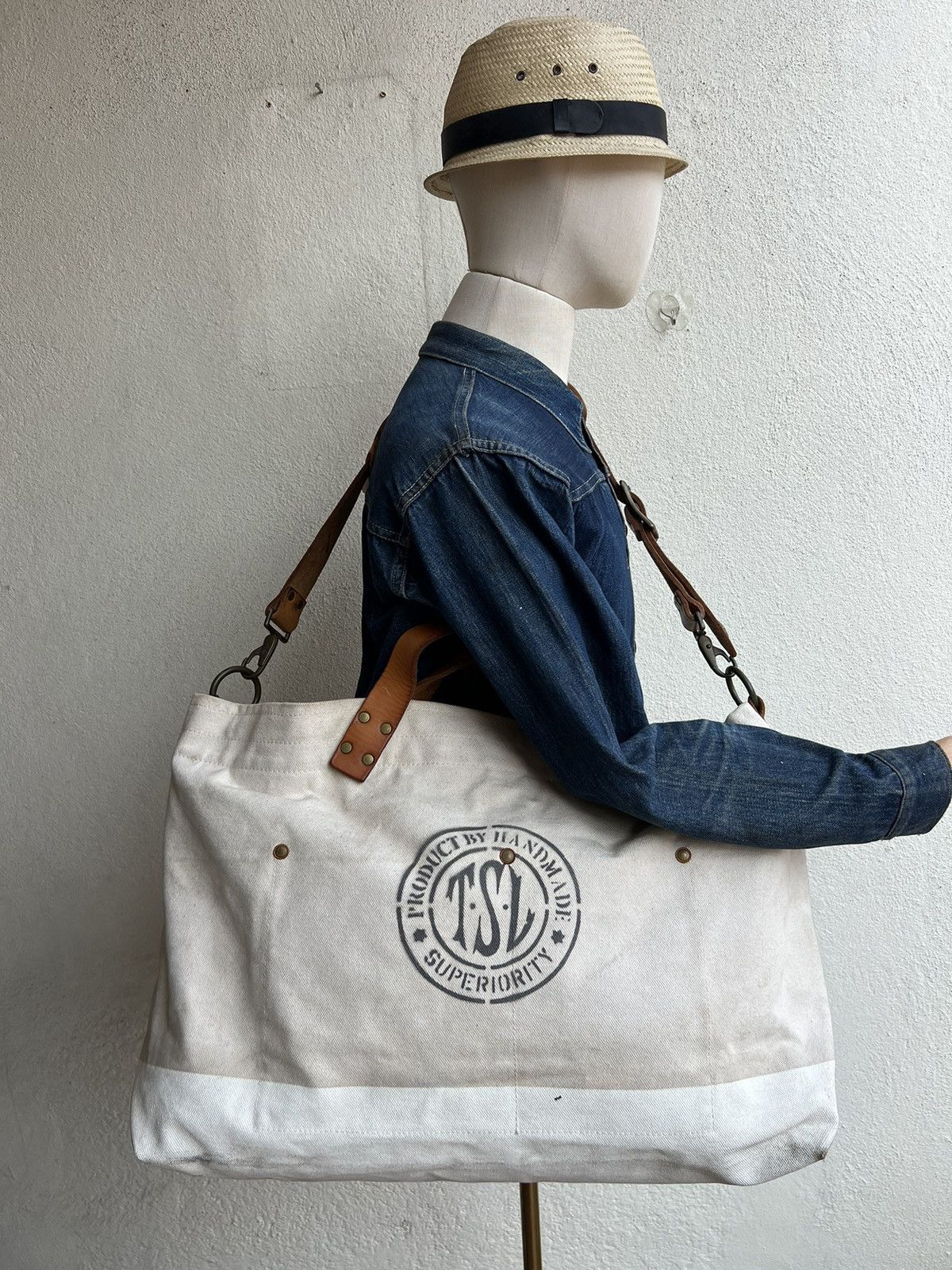 The Superior Labor The Superior Labor Japan HandMade Huge 2Way Bag Size ONE SIZE - 4 Thumbnail