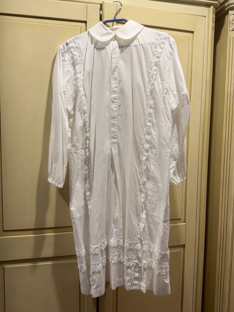 Comme des Garcons Comme Des Garcons Cotton Lace Shirt Dress Size XS / US 0-2 / IT 36-38 - 1 Thumbnail