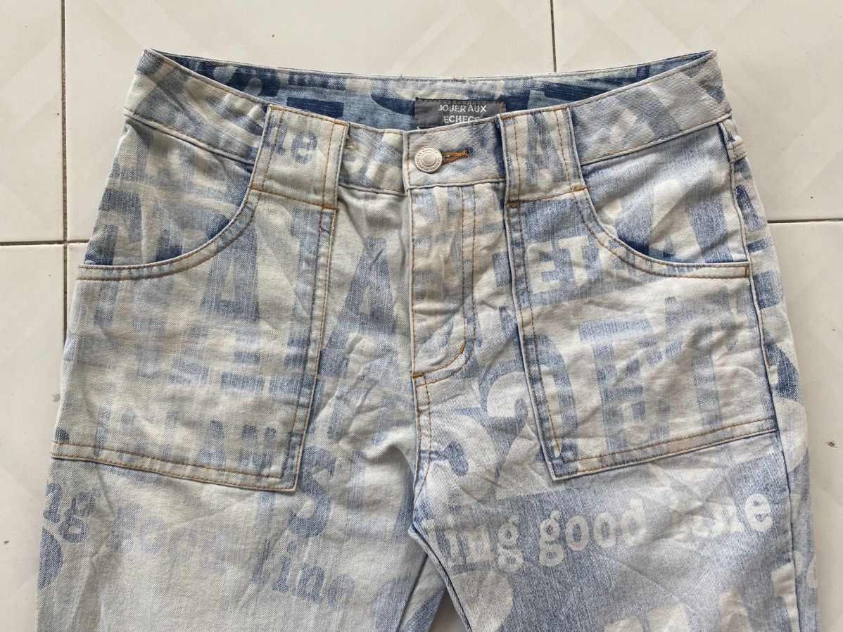 14th Addiction × Japanese Brand × KMRii Joueraux Echecs OVP Snap Button Flare Jeans Size 27" / US 4 / IT 40 - 6 Thumbnail