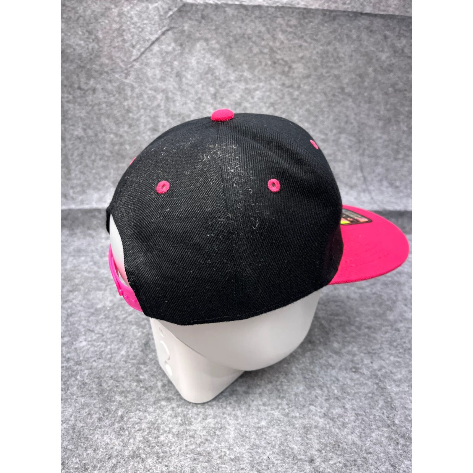 Pinko Leader LOGA Hat Cap Snap Back Womens One Size Black Pink Polyester Floral Pattern Beach Outdoor Hats Men? Wait. Size ONE SIZE - 7 Thumbnail