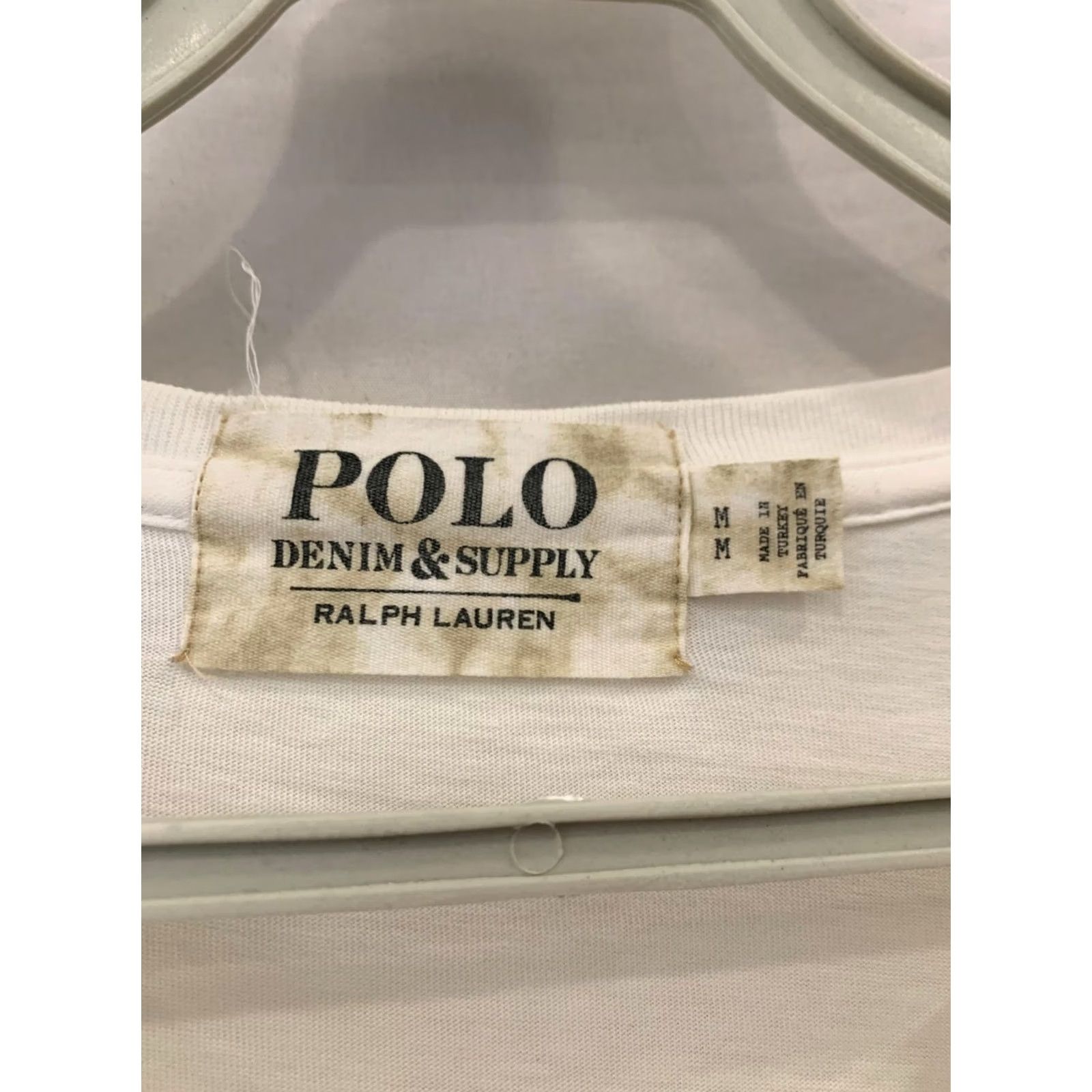 Ralph Lauren VINTAGE Ralph Lauren Polo Denim & Supply Cowboy Polo Bear Long Sleeve Shirt White M Men Size US M / EU 48-50 / 2 - 2 Thumbnail