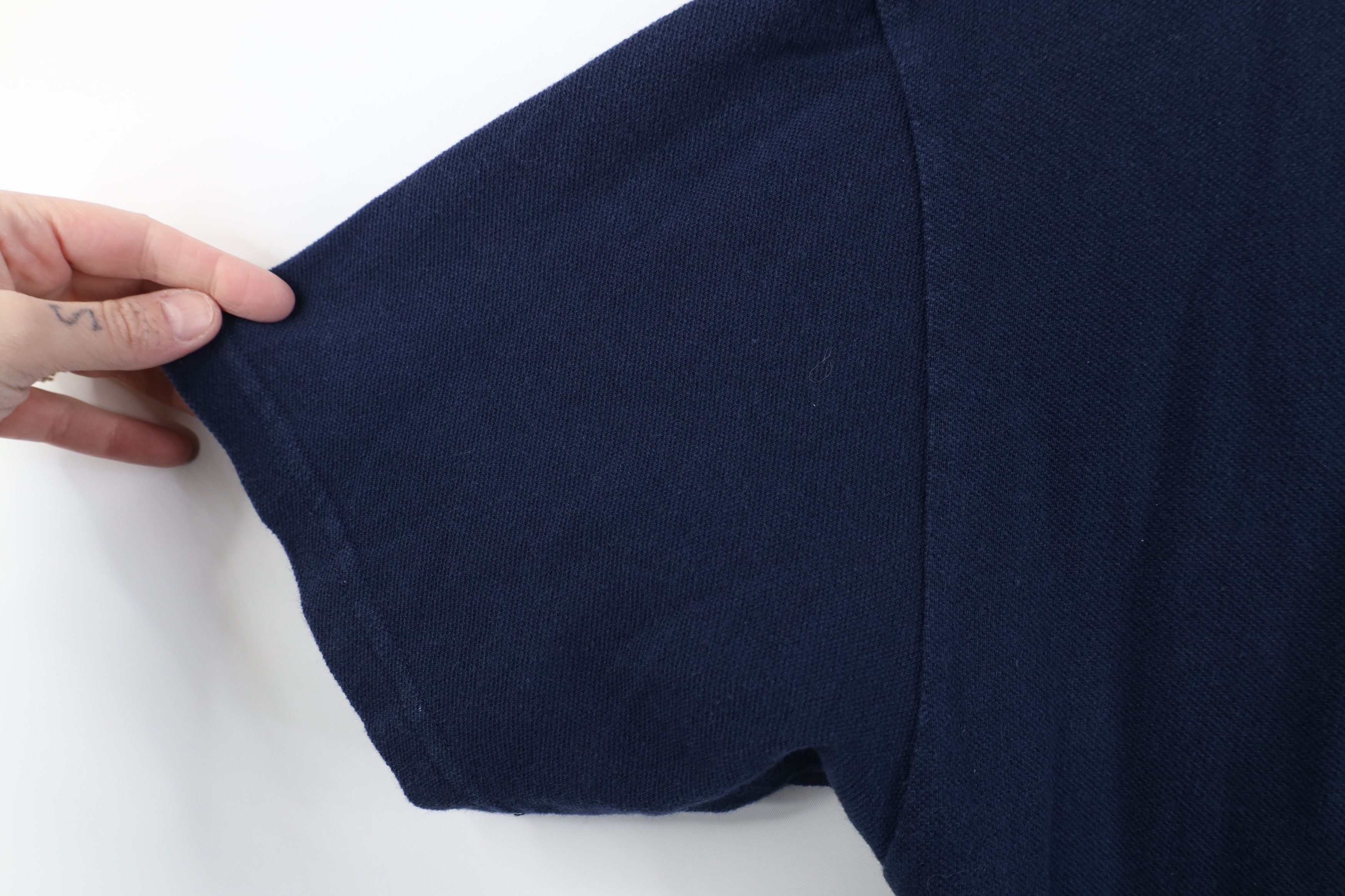 Ralph Lauren Vintage 90s Ralph Lauren Cotton Knit Striped T-Shirt Blue Size US L / EU 52-54 / 3 - 8 Thumbnail