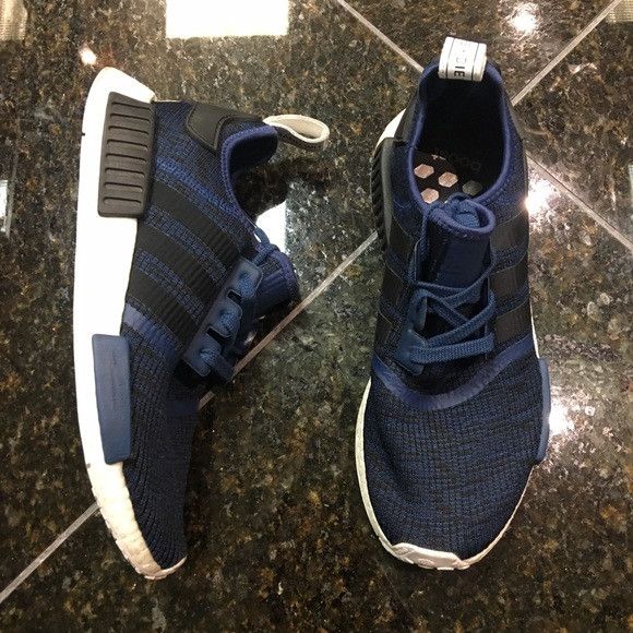 image of Adidas O1Mj1Ld1Sgn0324 Sneakers In Blue & White in Blue/White, Men's (Size 10)