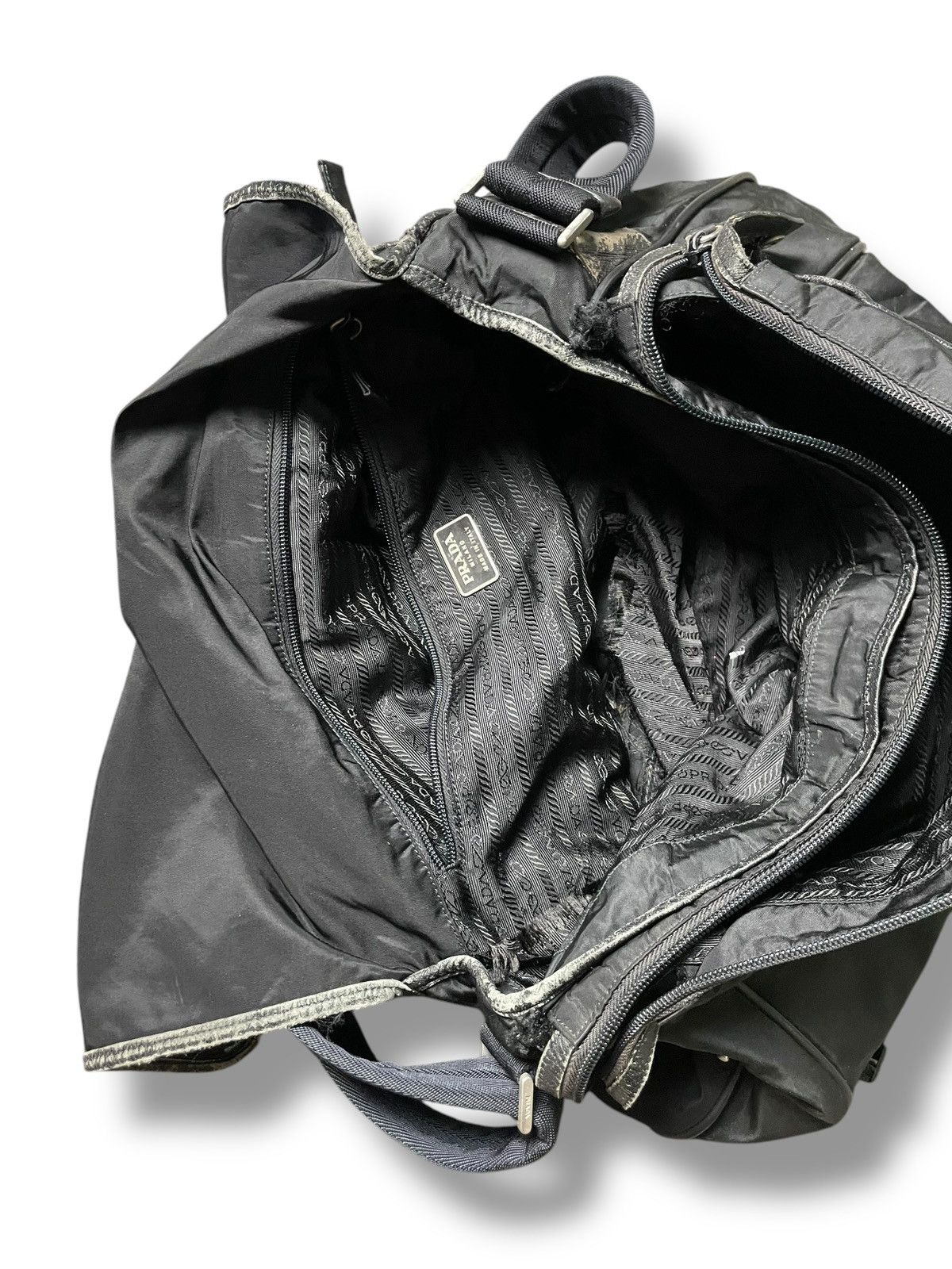 Prada Vintage Prada Tessuto Crossbody Bag (46) Size ONE SIZE - 7 Thumbnail
