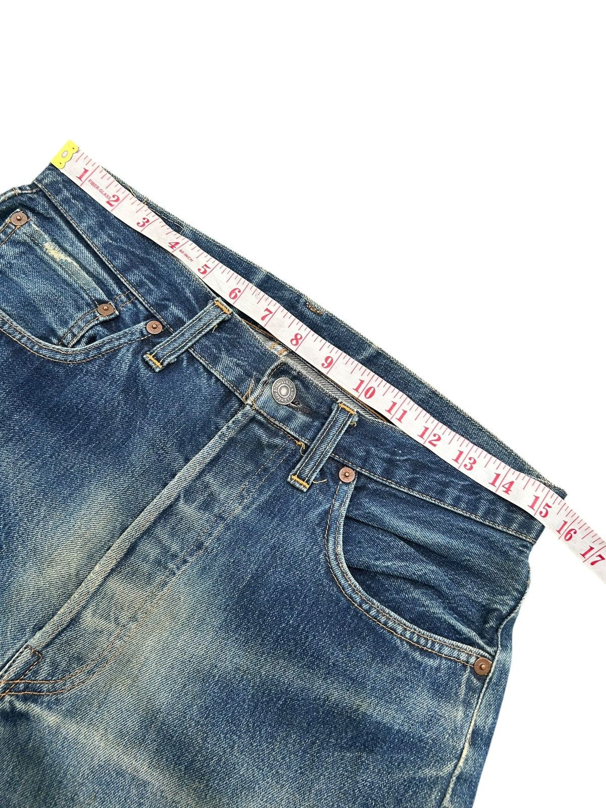 Kapital × Levi's × Vintage Vintage Levi's 501XX Selvedge Reconstructed Repair Denim Size US 31 - 17 Thumbnail