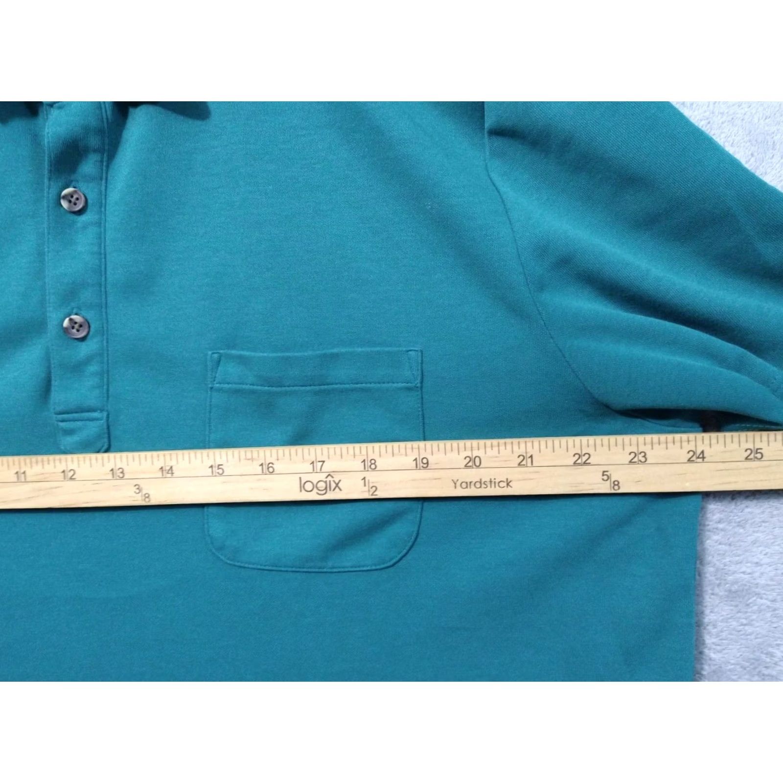 UNTUCKit UNTUCKit Polo Shirt Mens XL Green Short Sleeve Pullover Supima Cotton Blend Knit Collared Casual Size US XL / EU 56 / 4 - 4 Thumbnail