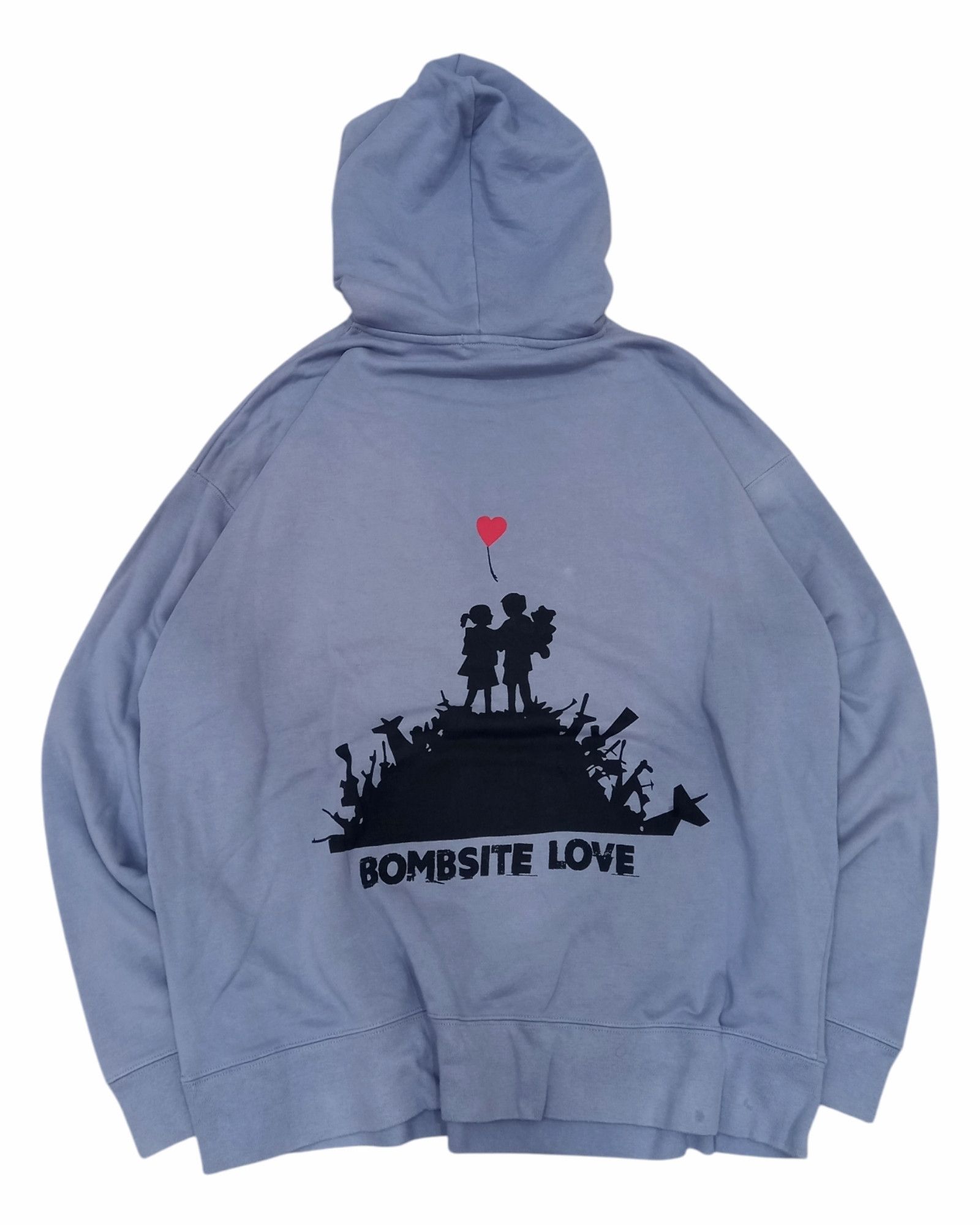 Japanese Brand Rare! Brandalised Artist Banksy Artwork "Bombsite Love" Size US L / EU 52-54 / 3 - 1 Thumbnail
