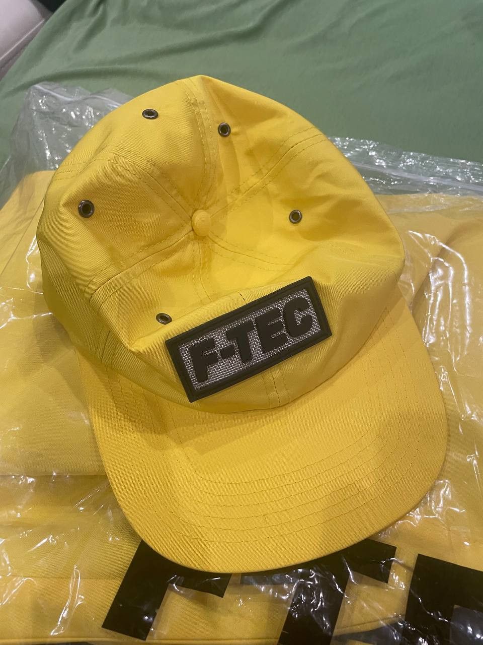 Fuck The Population FTP F-Tec 6-Panel Hat Yellow Size ONE SIZE - 1 Preview