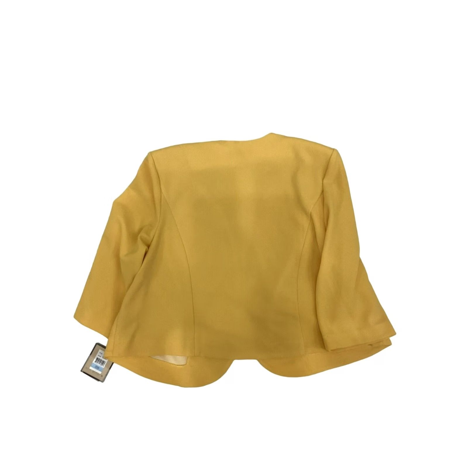 Vintage Maya Brooke Basic Jacket Womens 20W Yellow Blazer Size 3XL / US 20-22 - 2 Thumbnail