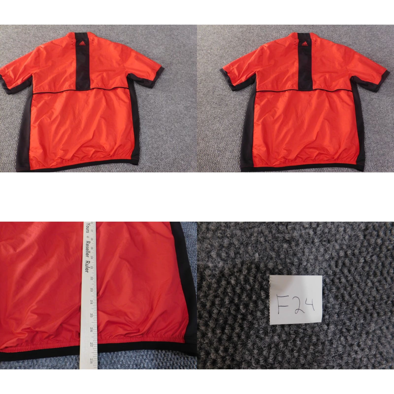 Adidas Adidas Sweatshirt Pullover Zip 1/4 Red Blue Logo Zipper Regular Size S Men Golf Basketball Hooded Performance Size US S / EU 44-46 / 1 - 8 Thumbnail