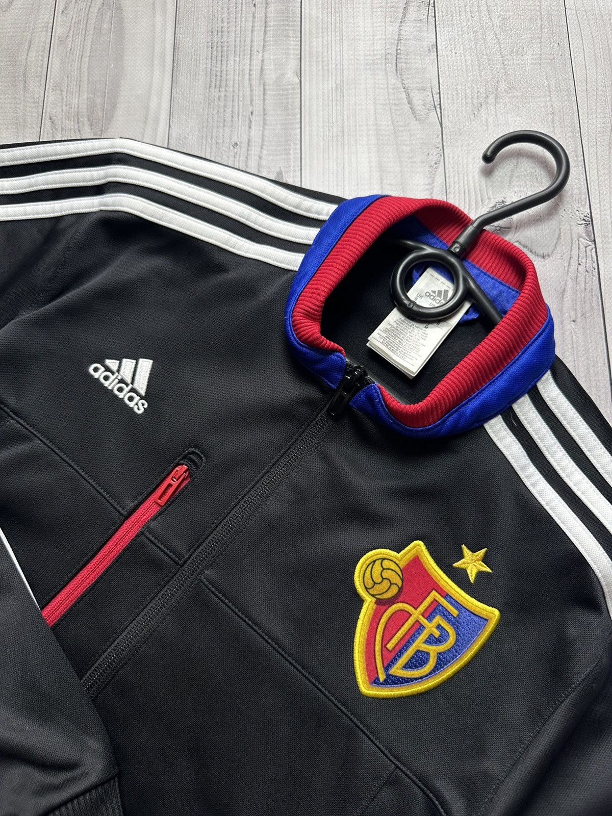 Adidas × Vintage Vintage Adidas Basel soccer track jacket size S Size US S / EU 44-46 / 1 - 5 Thumbnail