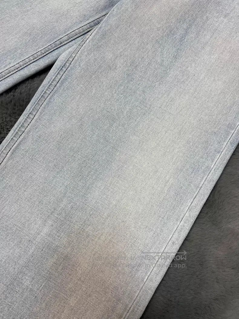 Celine CELINE Light Blue Washed Straight Leg Denim Jeans Size US 30 / EU 46 - 5 Thumbnail