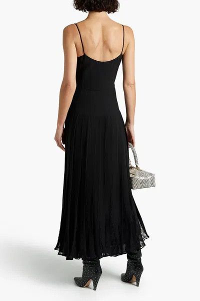 Valentino o1y0226 Silk Maxi Dress in Black Size XS / US 0-2 / IT 36-38 - 3 Thumbnail